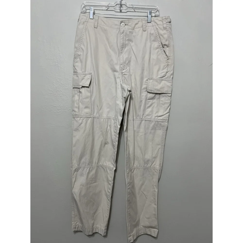 Banana Republic Cargo Pant Utility Khaki‎ Men’s 33R Vintage Y2K 90s